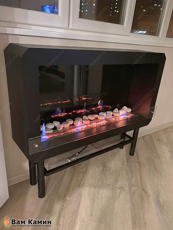 биокамин на заказ SteelHeat FRAME ONE 1000 черный биокамин на заказ SteelHeat FRAME ONE 1000 черный