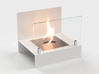 Биокамин настольный Lux Fire "Афиша" М (белый)