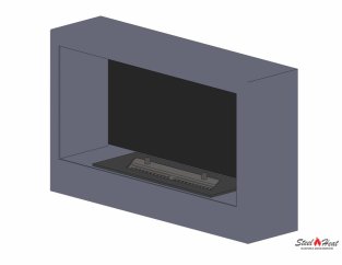 6374А Биокамин настенный на заказ