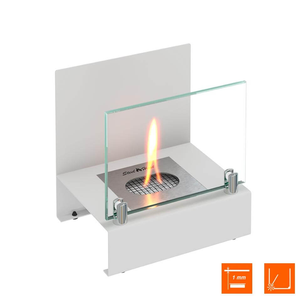 Настольный биокамин SteelHeat ERIKA белый Настольный биокамин SteelHeat ERIKA белый