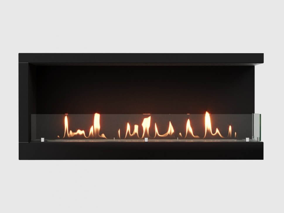 Встроенный биокамин Lux Fire Угловой 1090 S (правый угол)