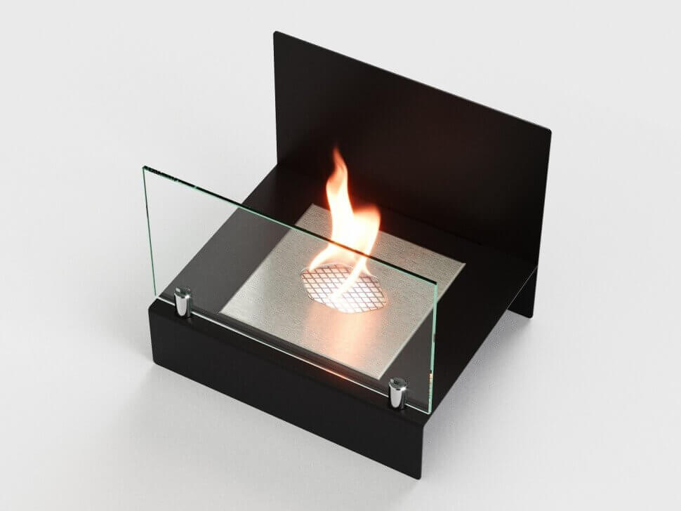 Биокамин настольный Lux Fire Афиша М (черный)