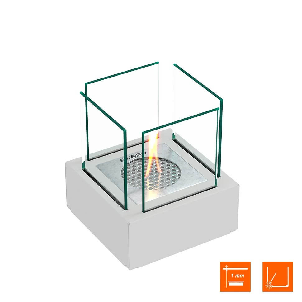 Настольный биокамин SteelHeat GLORIA белый Настольный биокамин SteelHeat GLORIA белый