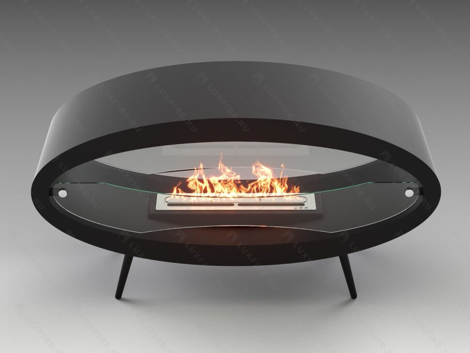 Напольный биокамин Lux Fire Эллипс 1200