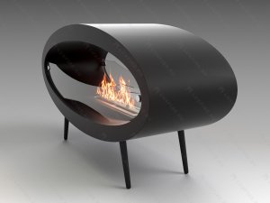 Напольный биокамин Lux Fire Эллипс 1200